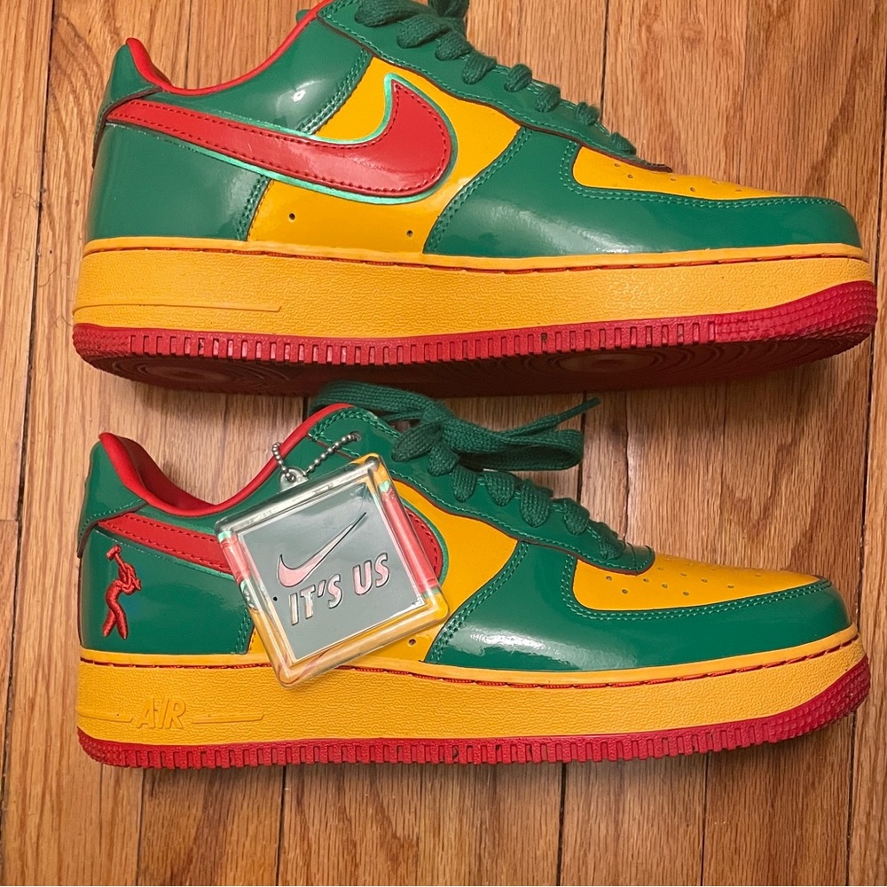 Nike Air Force 1 "Mystic Green" concrete boys Lil Yatchy sneaker / Men: Size: 9